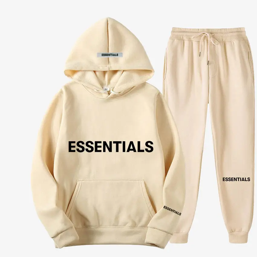 Yishan Beige Essentials Tracksuit Yishan Beige Essentials Tracksuit