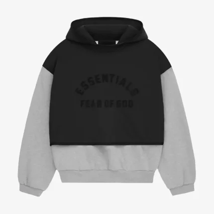Yishan Black x Grey Essentials Hoodie (2)