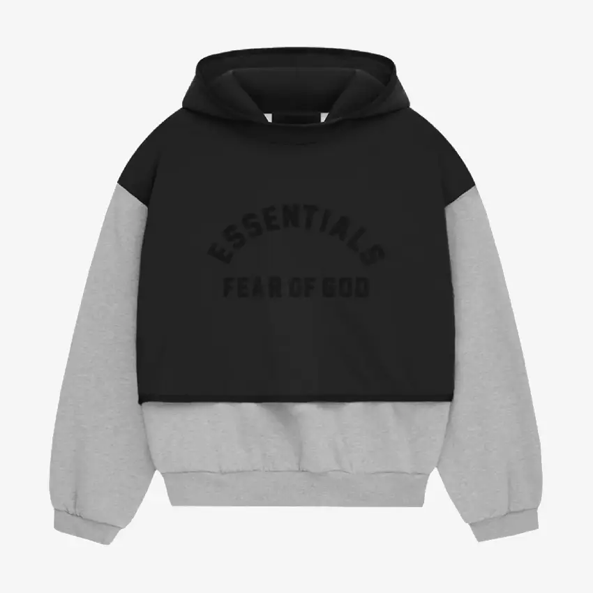 Yishan Black x Grey Essentials Hoodie (2) Yishan Black x Grey Essentials Hoodie (2)