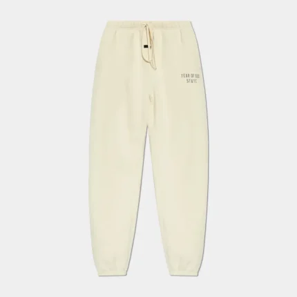 Yishan Cream Essentials Sweatpants