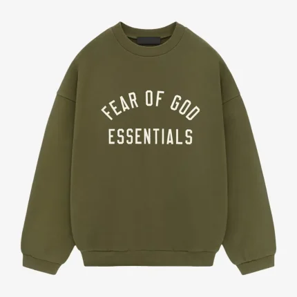 Yishan Dark Green Essentials Sweatshirt