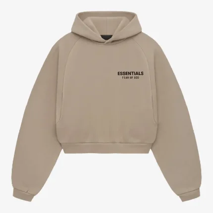 Yishan Essentials Fleece Crop Hoodie