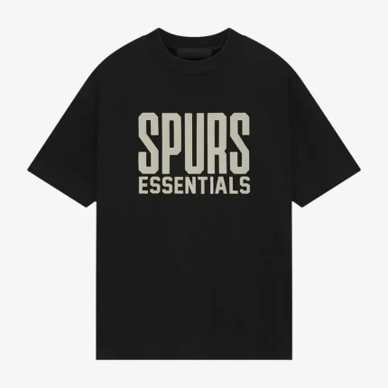 Yishan Essentials Spurs Black T Shirt