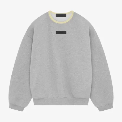 Yishan Gray Crewneck Essentials Sweatshirt