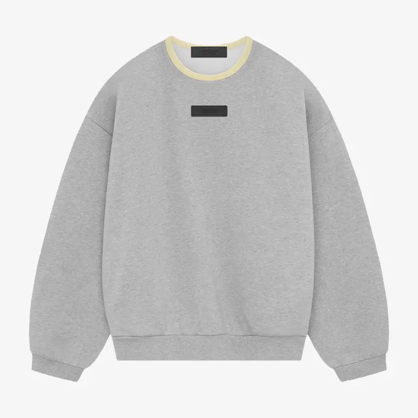 Yishan Gray Crewneck Essentials Sweatshirt Yishan Gray Crewneck Essentials Sweatshirt