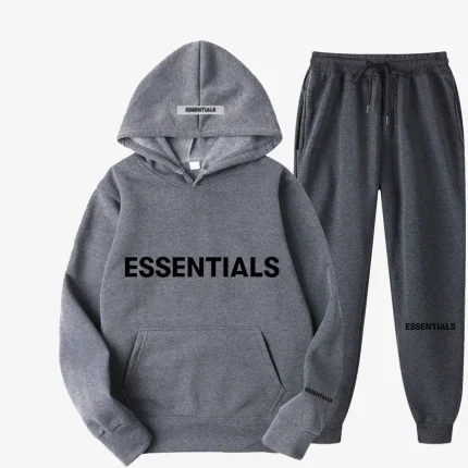 Yishan Heather Grey Essentials Tracksuit