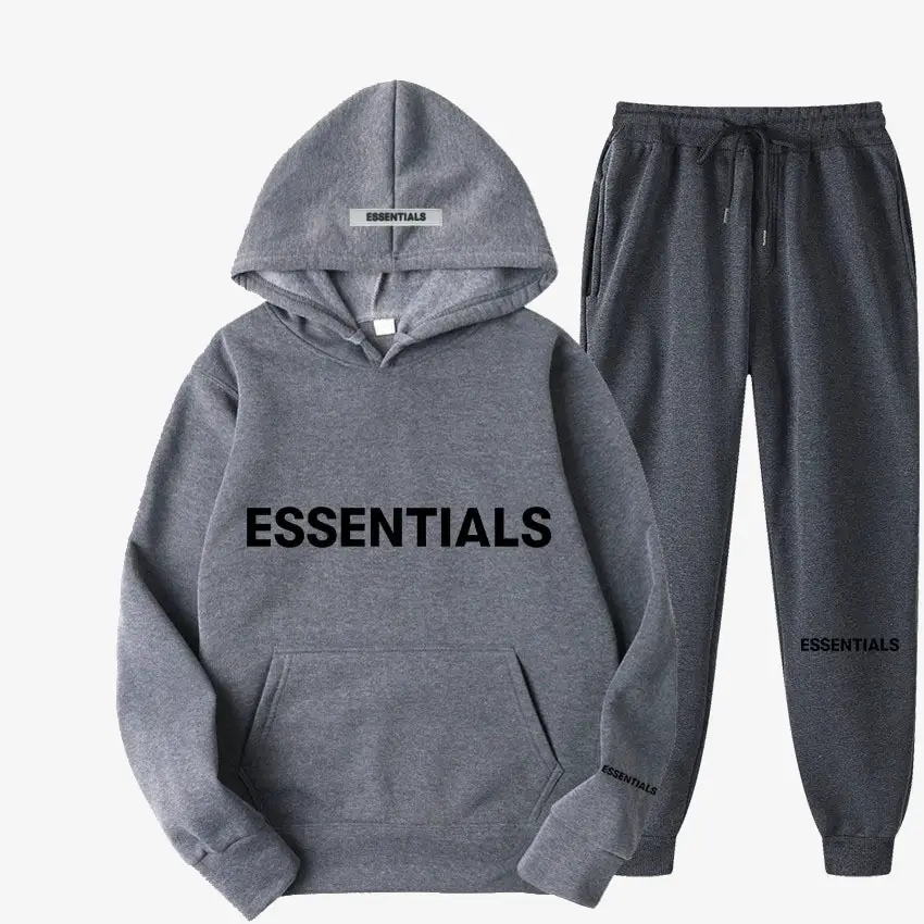 Yishan Heather Grey Essentials Tracksuit Yishan Heather Grey Essentials Tracksuit