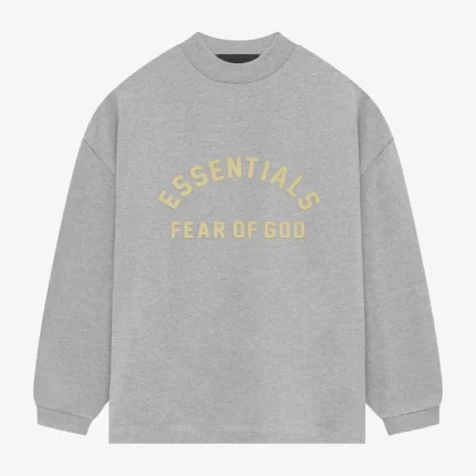 Yishan Light Gray Essentials Sweatshirt