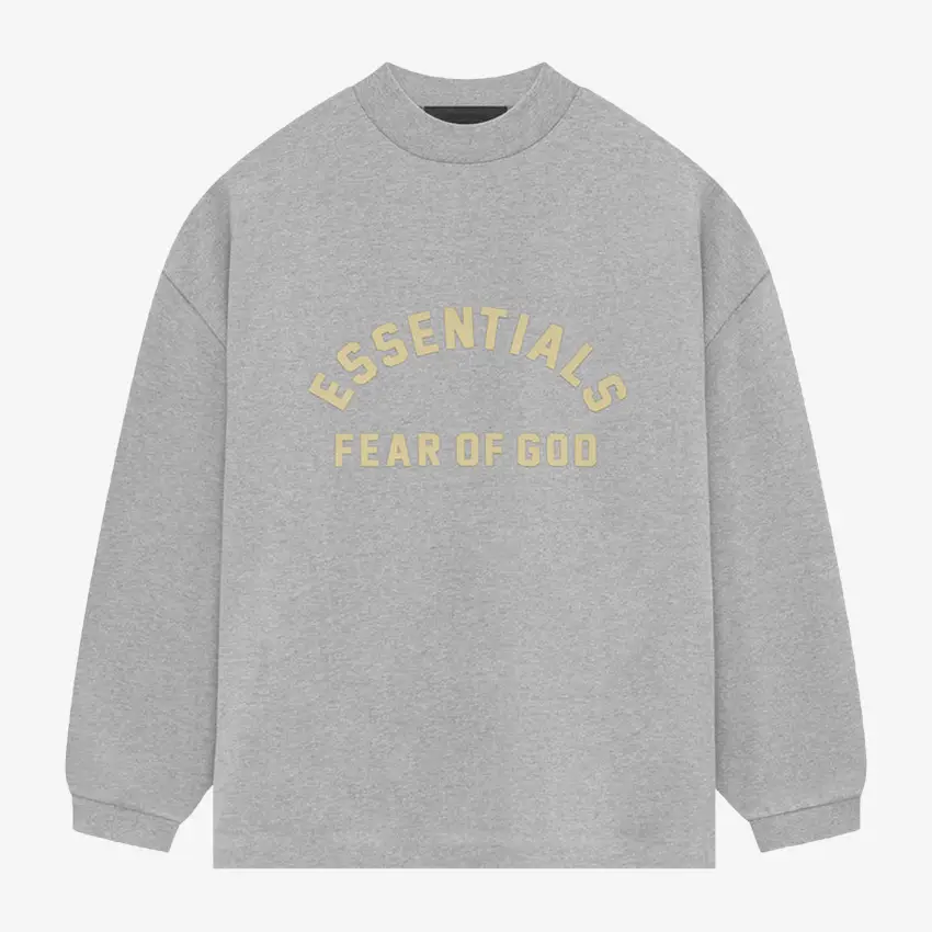 Yishan Light Gray Essentials Sweatshirt Yishan Light Gray Essentials Sweatshirt