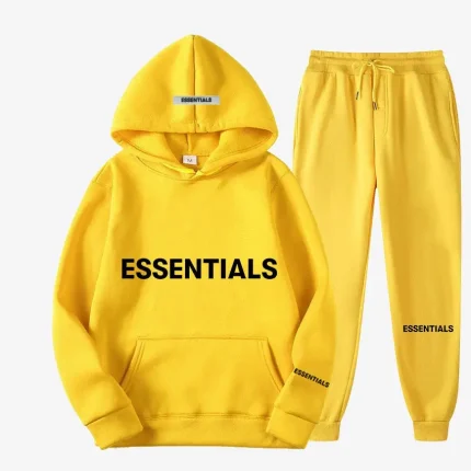 Yishan Yellow Essentials Fear of God Tracksuit
