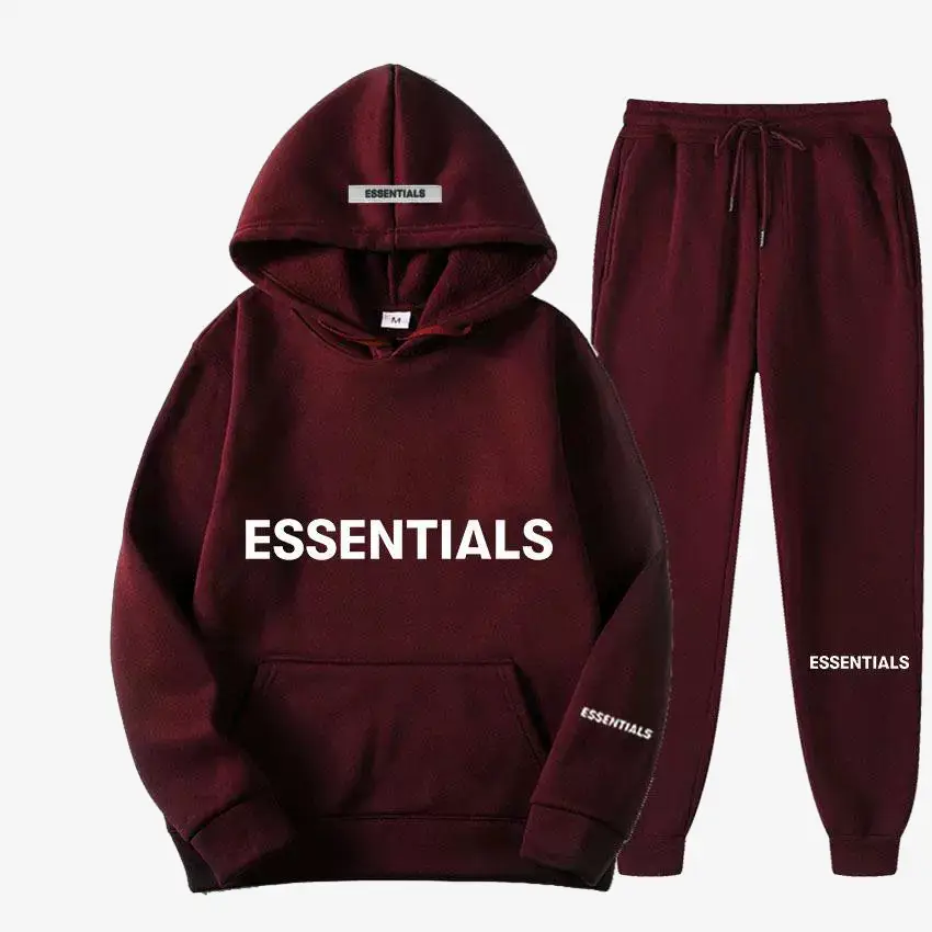 yishan maroon essentials tracksuit yishan maroon essentials tracksuit